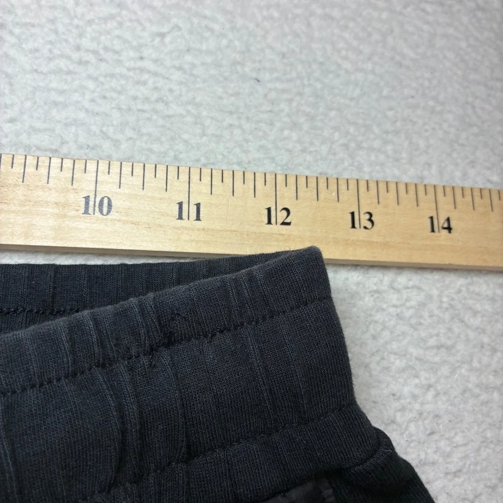 Alo Yoga Courtside Tearaway Snap Pants Women S Black Wide Leg Baggy Sweatpants